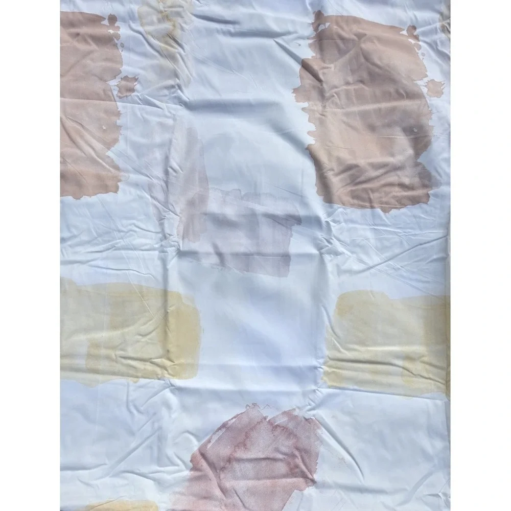 Kaycie Gray‎ Painted Brush 2 Piece Duvet Cover Set Multi Colored Twin NWT
